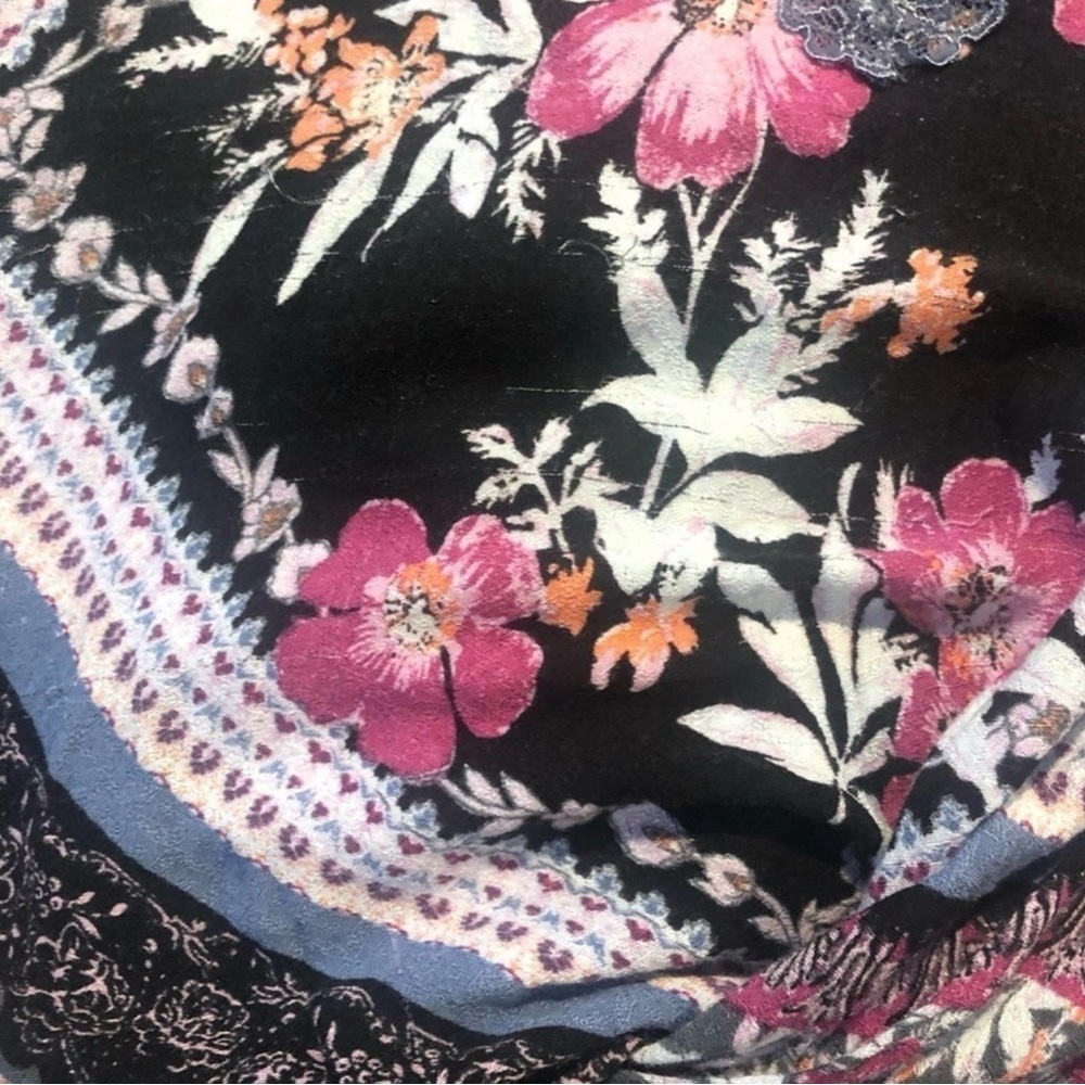 Free People Pink and Purple Patterned Maxi Dress - Picture 9 of 9